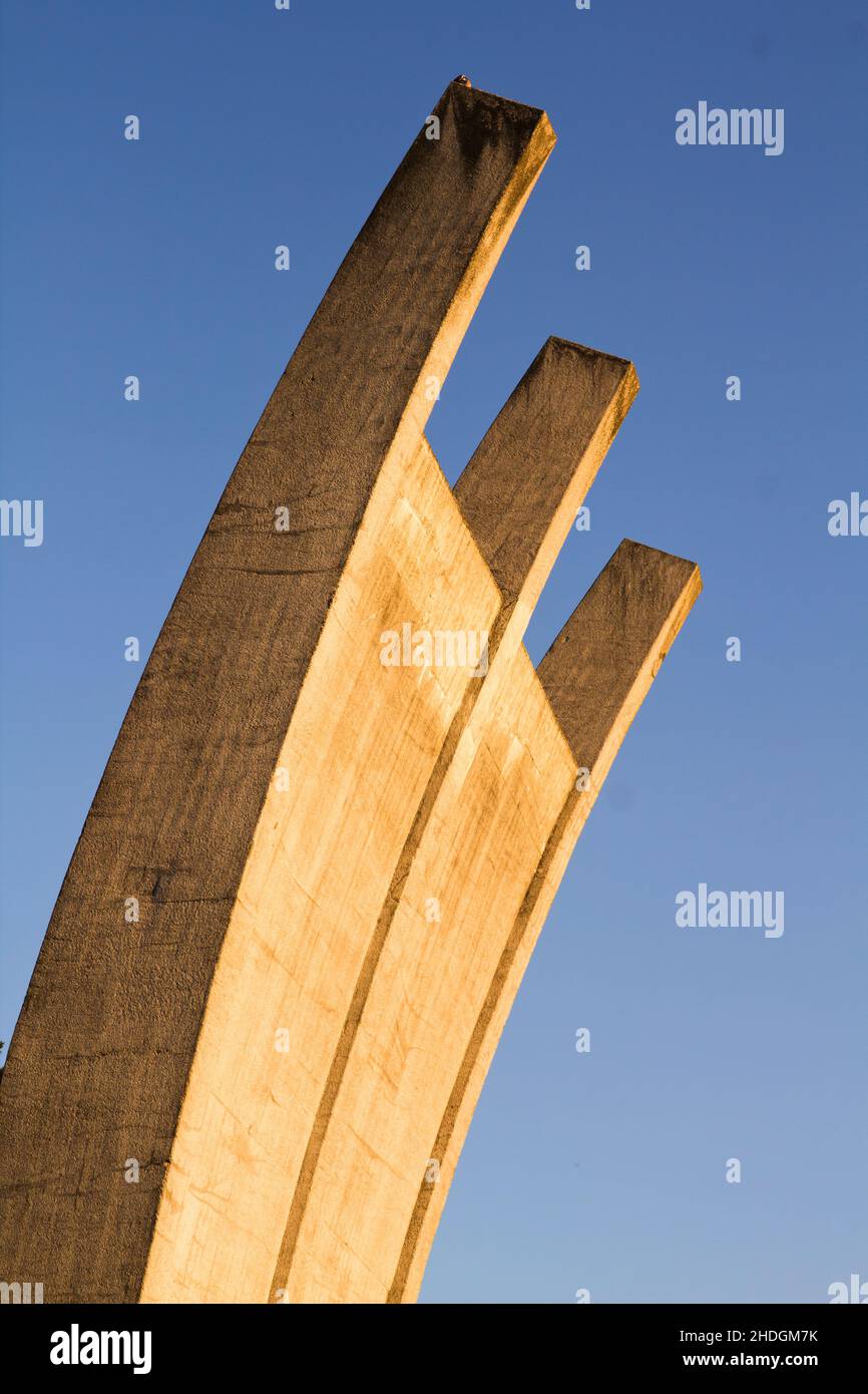 berlin airlift monument Stock Photo