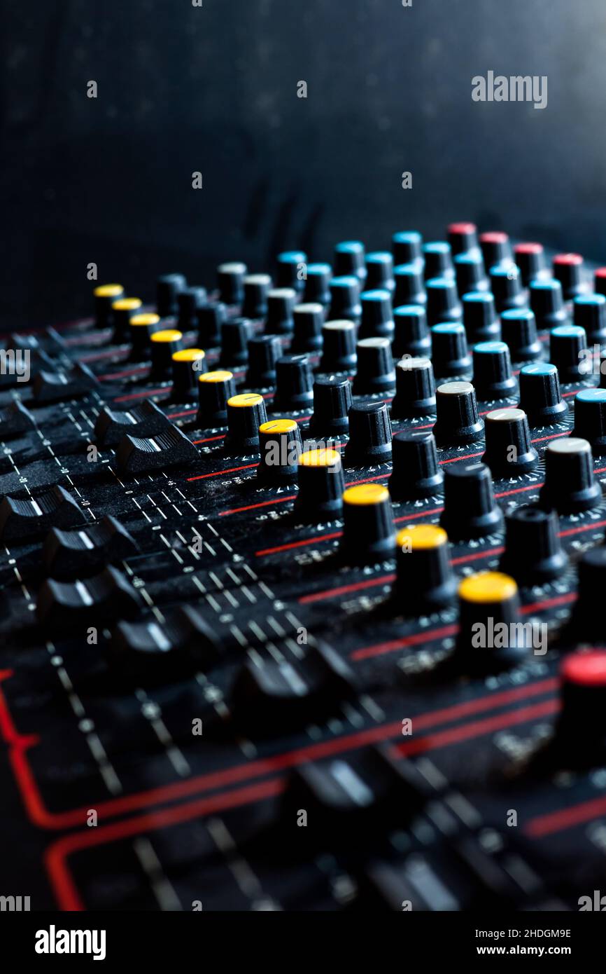 sound mixer, sound mixers Stock Photo - Alamy