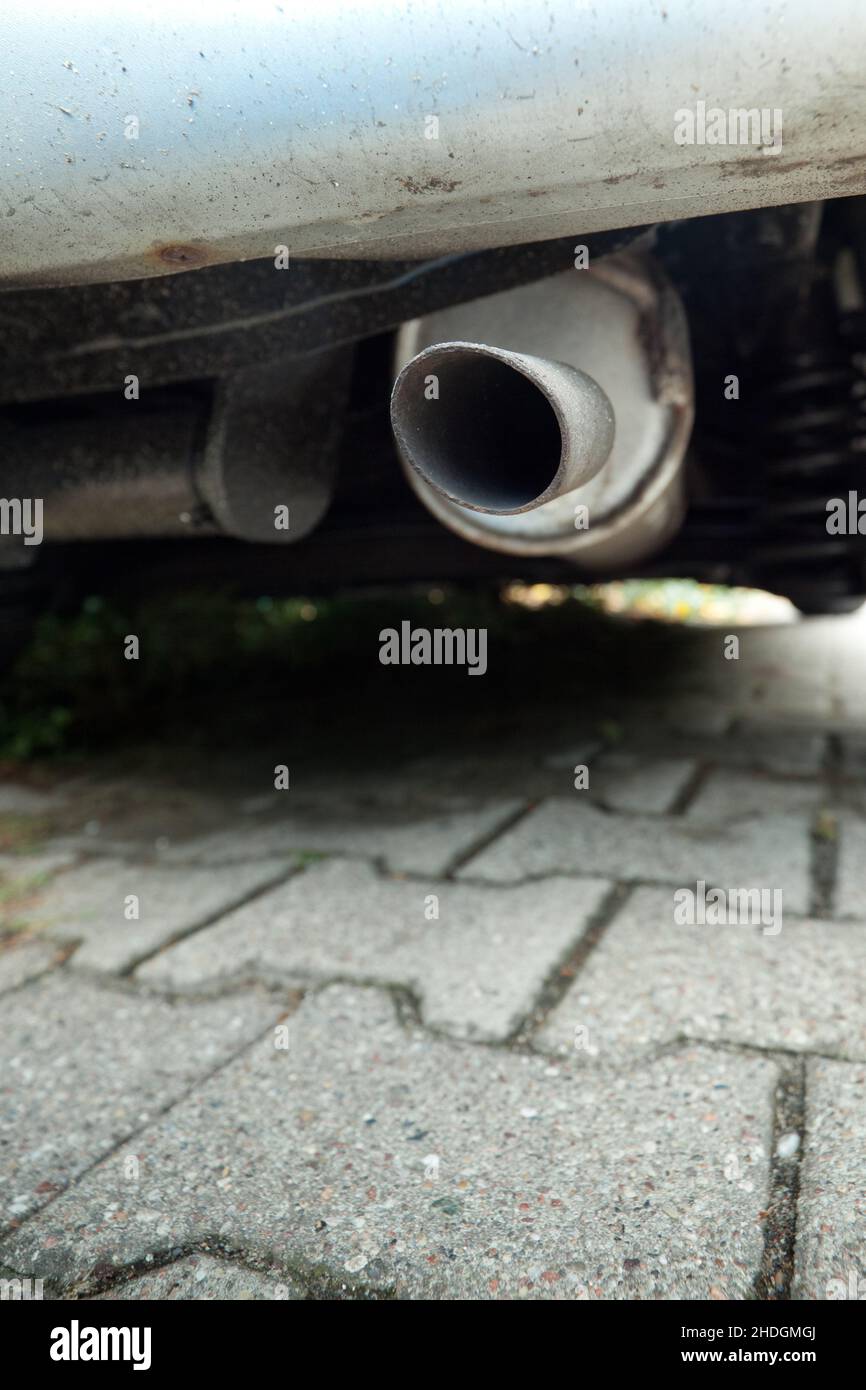 exhaust pipe, exhaust pipes Stock Photo Alamy