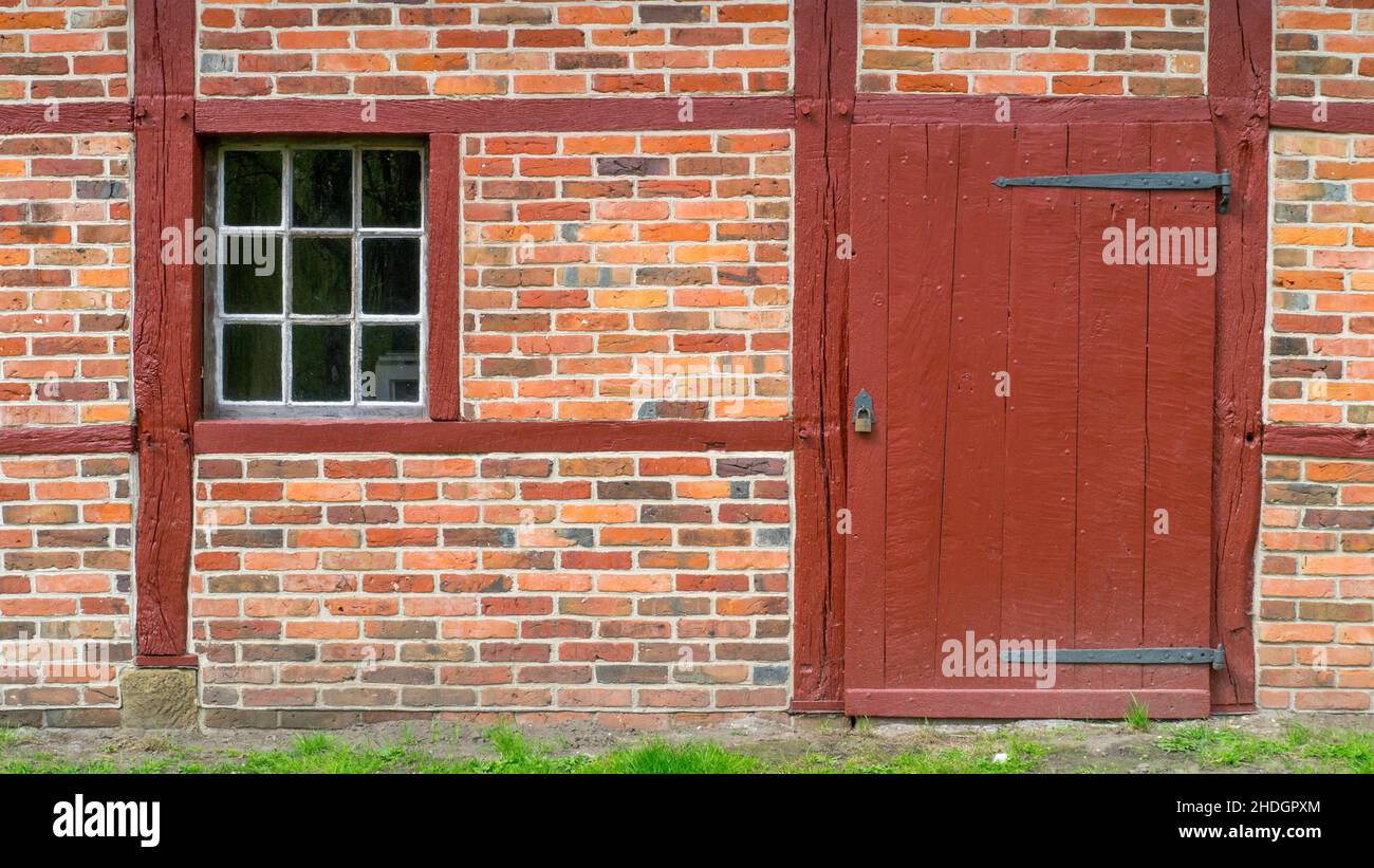 Old Barn Half Open Door Stock Photo 1007441737