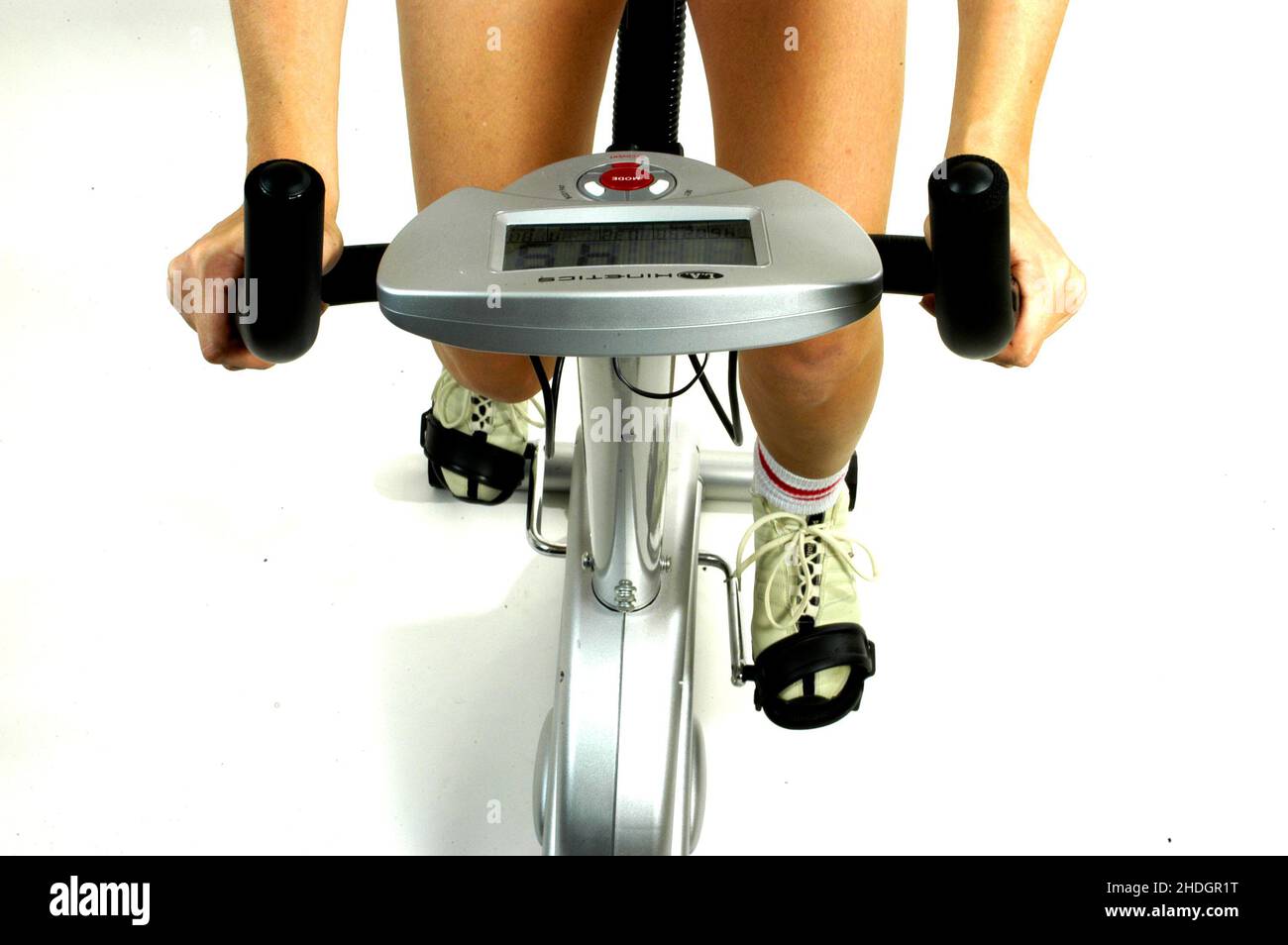 cycling, gym, ergometer, fitness club, fitness clubs, gyms, ergometers Stock Photo
