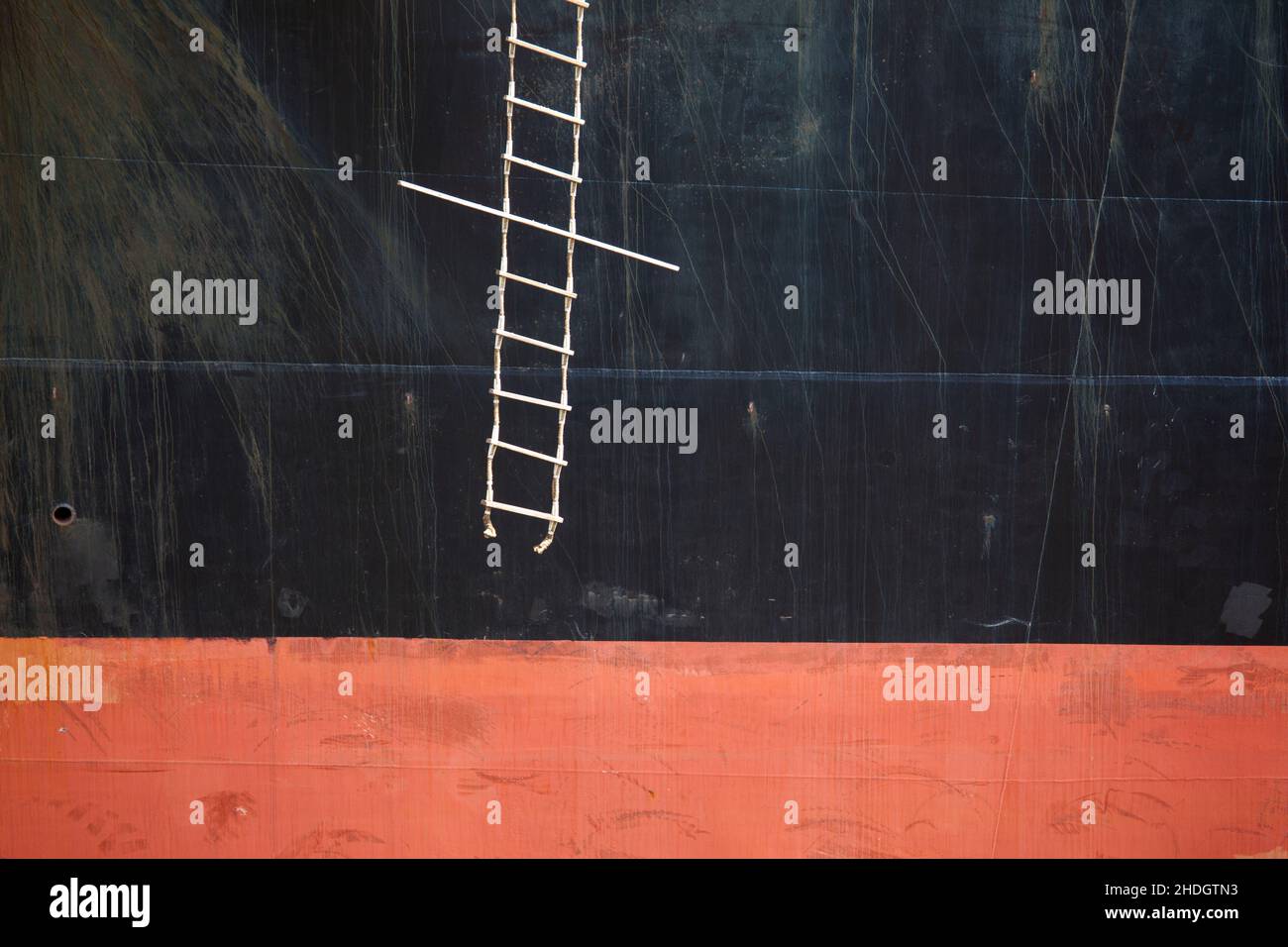 container ship, rope ladder, container ships, rope ladders Stock Photo
