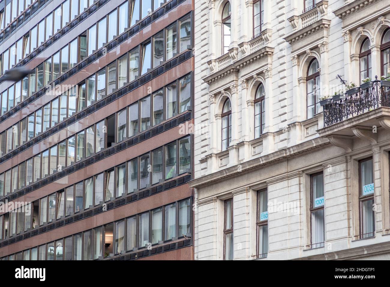 Old new properties buildings hi-res stock photography and images - Alamy