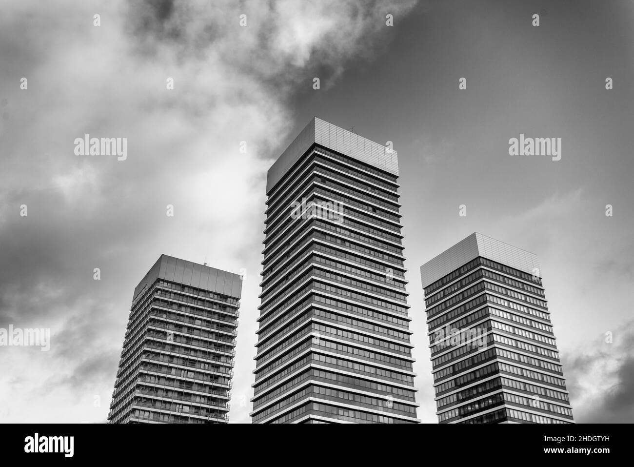 office building, skyscraper, office buildings, service building, high rise, skyscrapers Stock Photo