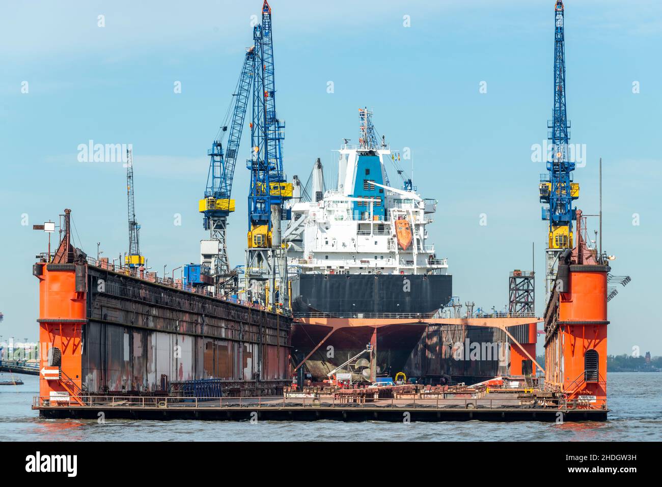 dry dock, floating dock, dry docks, floating docks Stock Photo Alamy