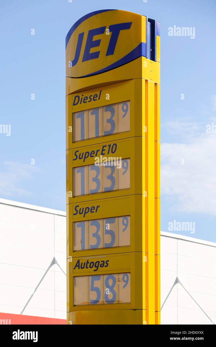 scoreboard, gas station, scoreboards, gas stations Stock Photo Alamy