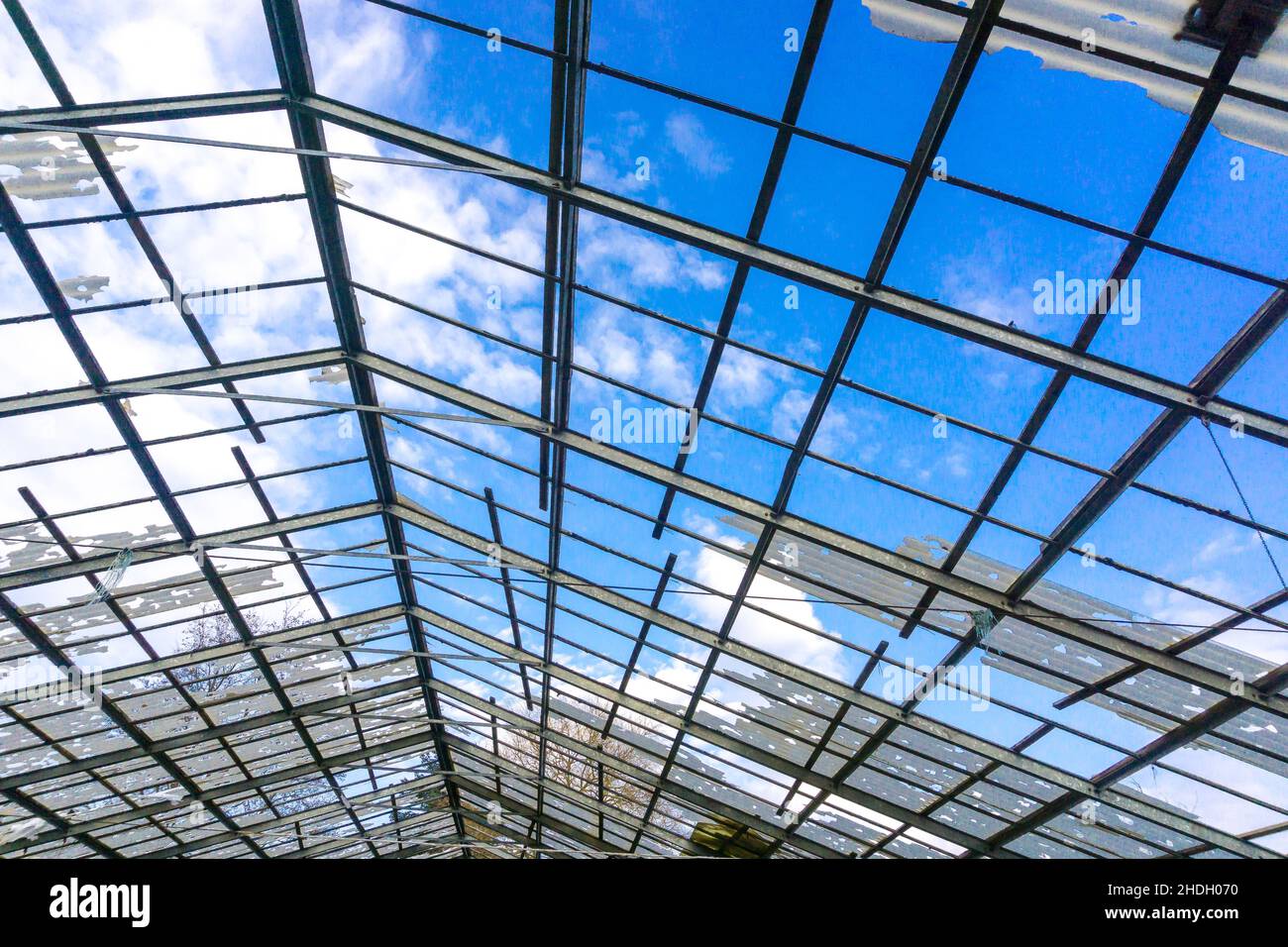 glass roof, greenhouse, glass roofs, greenhouses Stock Photo Alamy