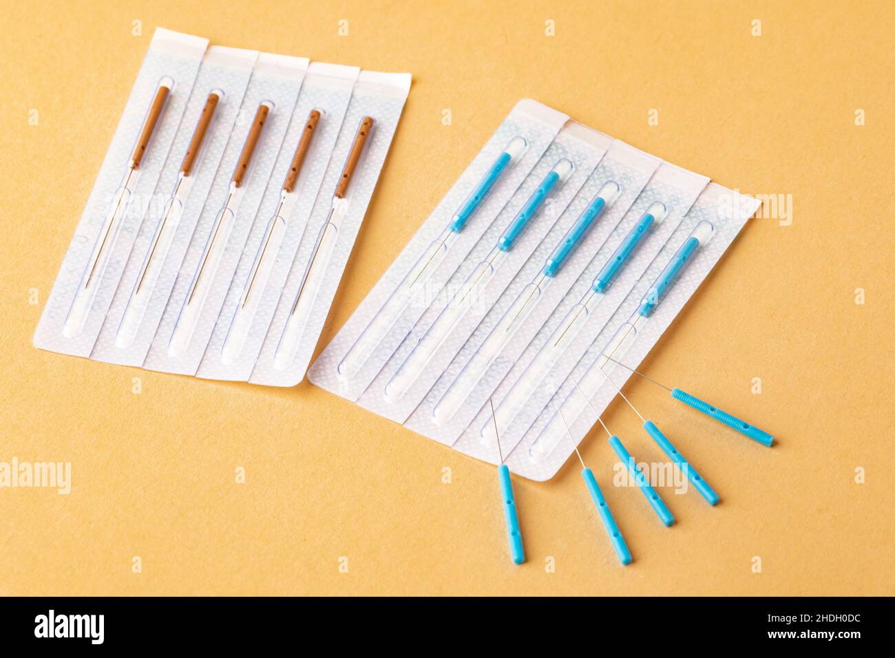 sterile, acupuncture needle, steriles, acupuncture needles Stock Photo