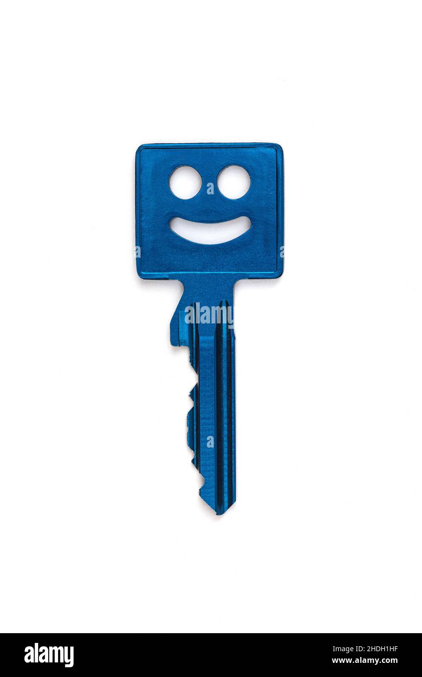 face, key, smiley, faces, keys, smiley faces Stock Photo