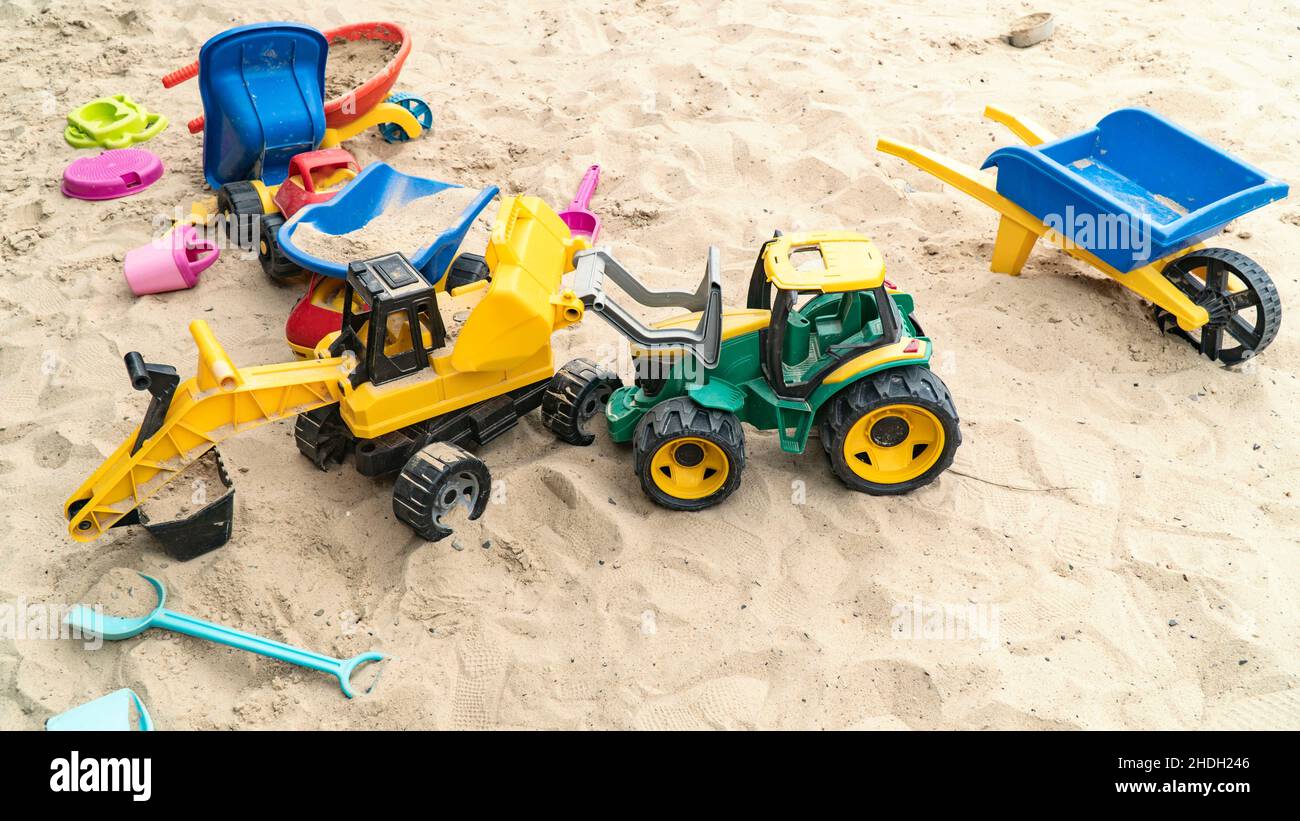 toy, sandbox, toys, sandboxs Stock Photo Alamy