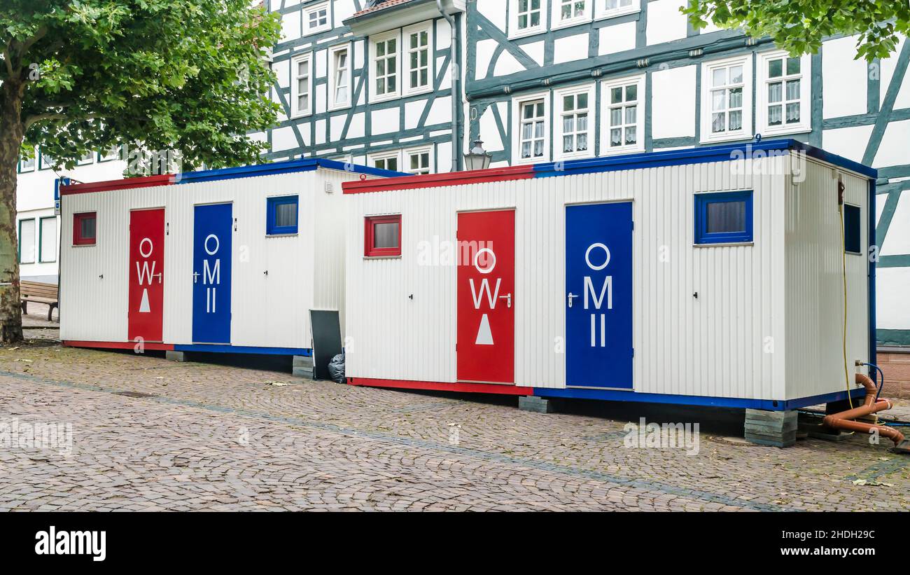 sanitary facility, portable toilet, toilet cabin, sanitary facilities