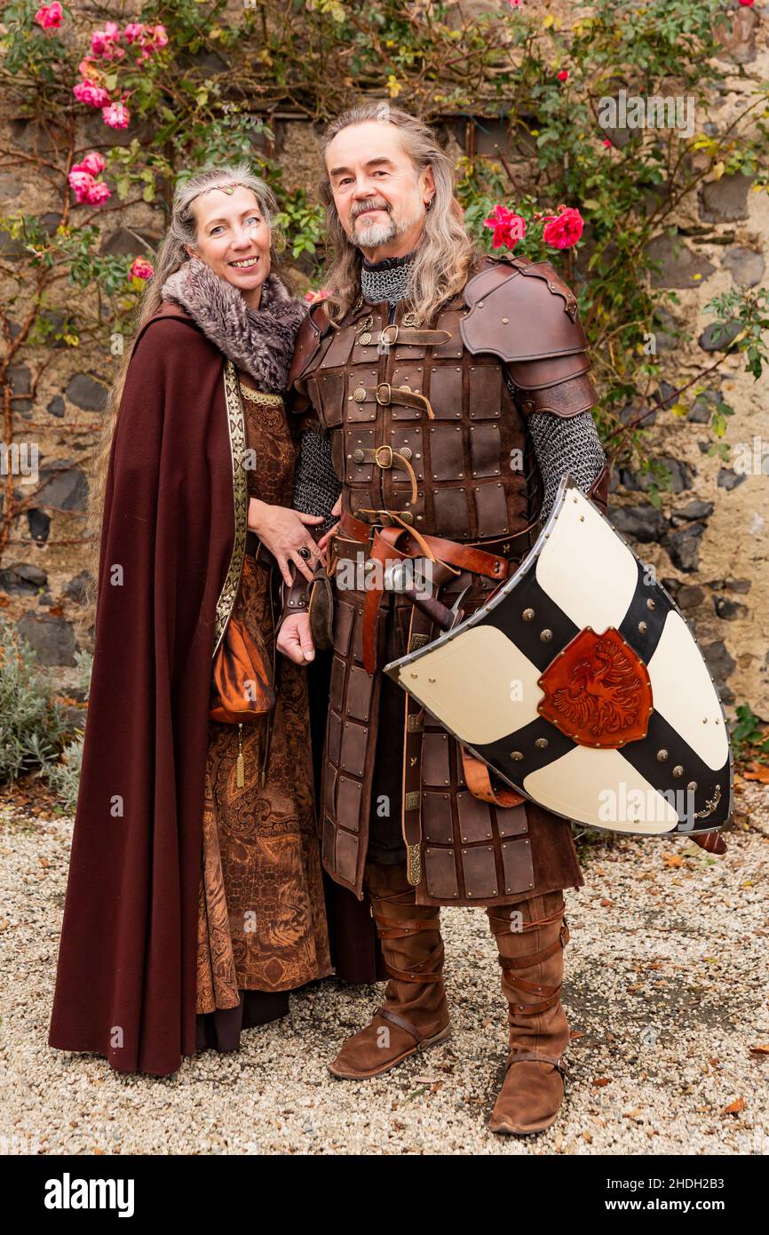 role play, costuming, medieval festival, role plays Stock Photo