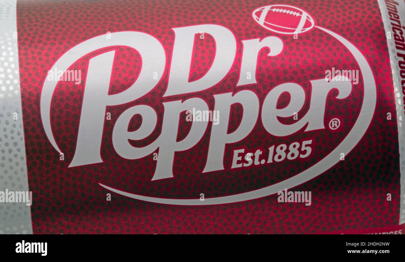 Dr pepper can hires stock photography
