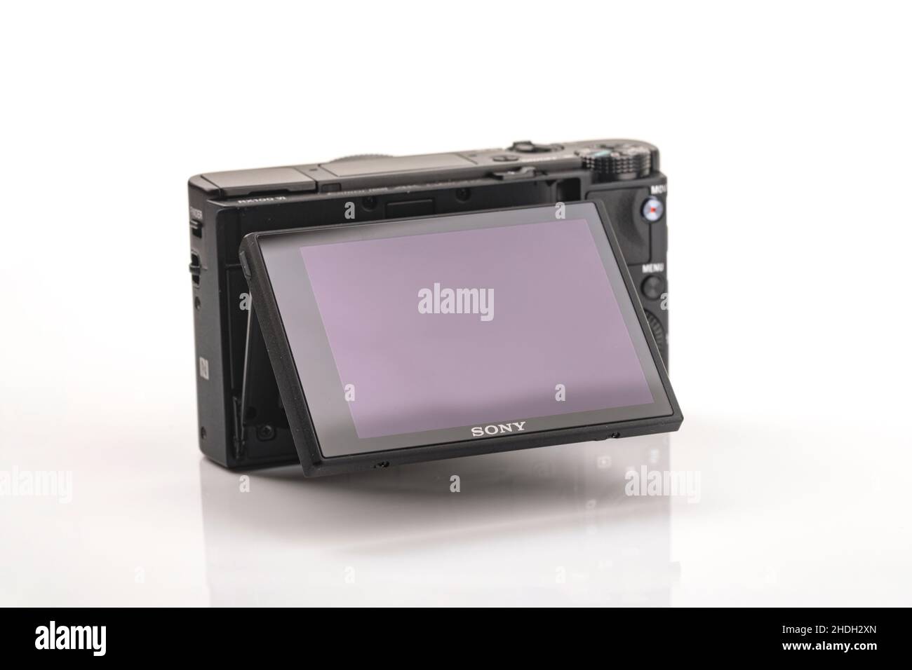 display, compact camera, displays Stock Photo