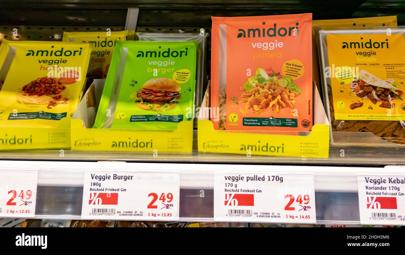 meat substitute, supermarket, vegetarian, meat substitutes