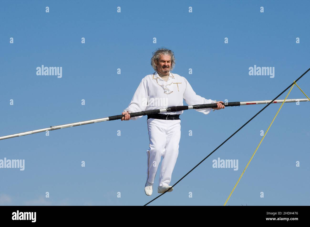 showman, show, high wire artist, showmen, shows Stock Photo