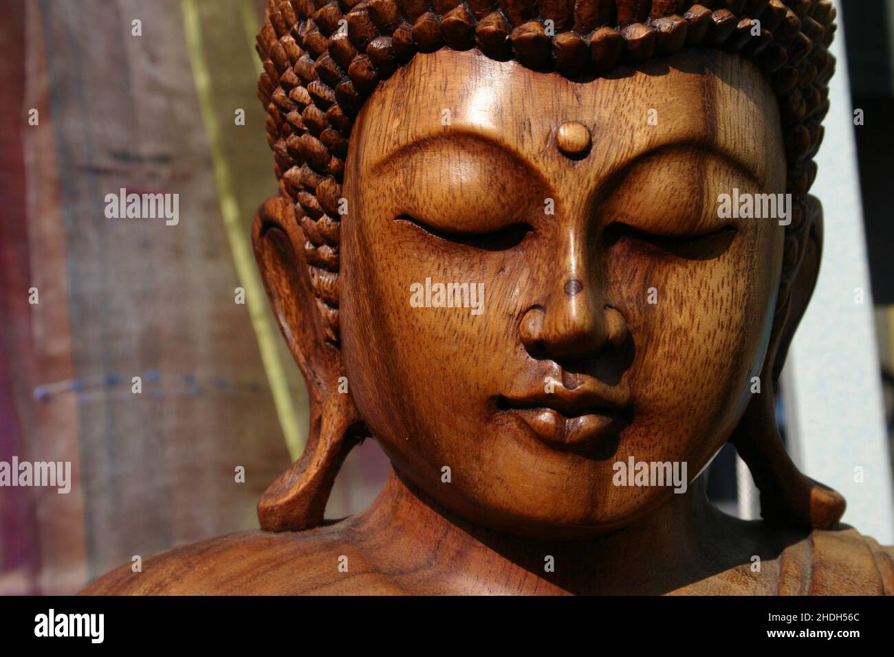 wooden figure, buddha, wooden figures, buddhas Stock Photo