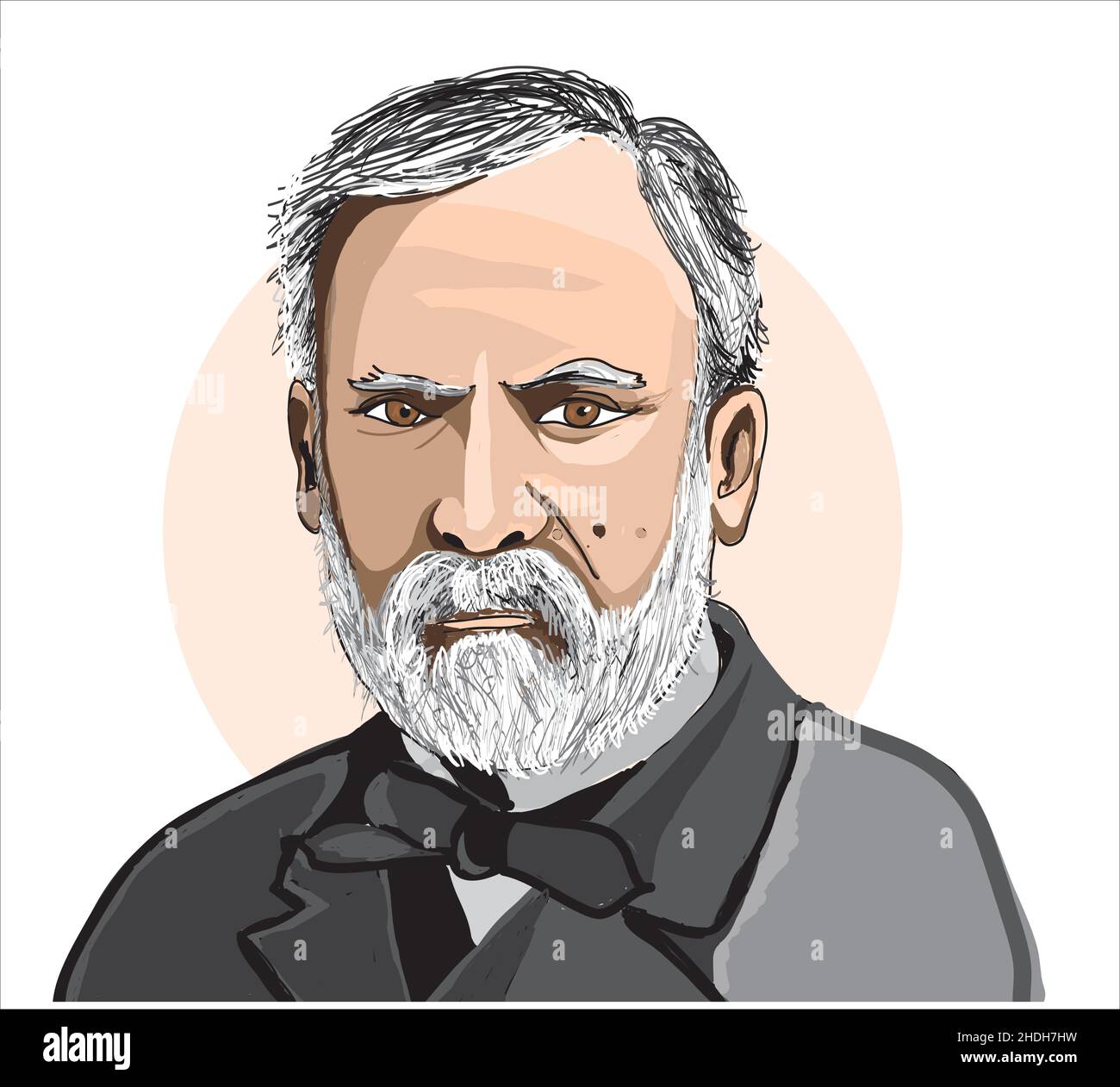 Louis pasteur vector stock vector images alamy