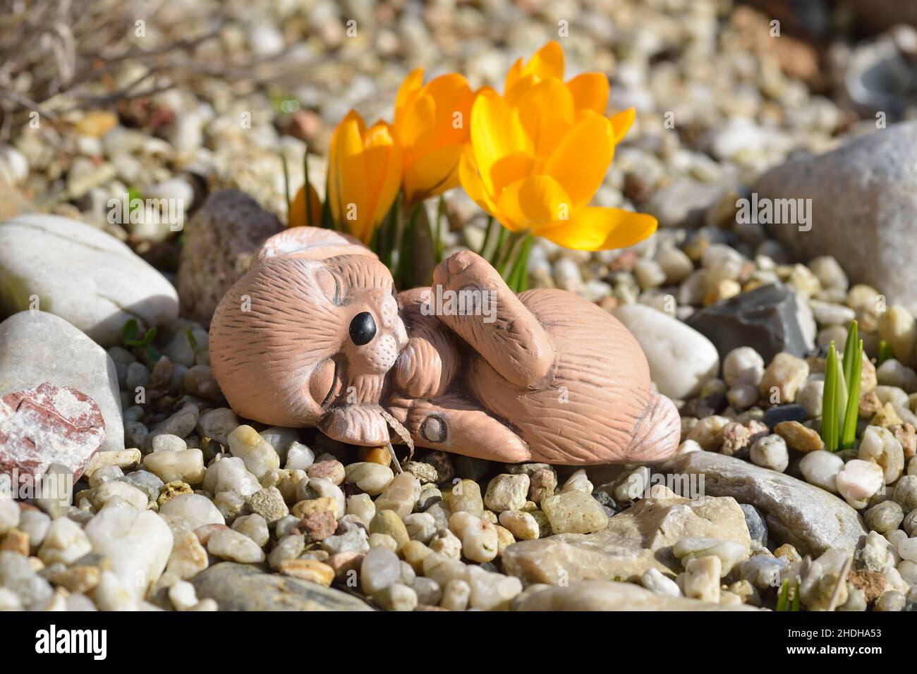 easter, kitsch, easter bunny, easters, kitschs, trashy, easter bunnies Stock Photo