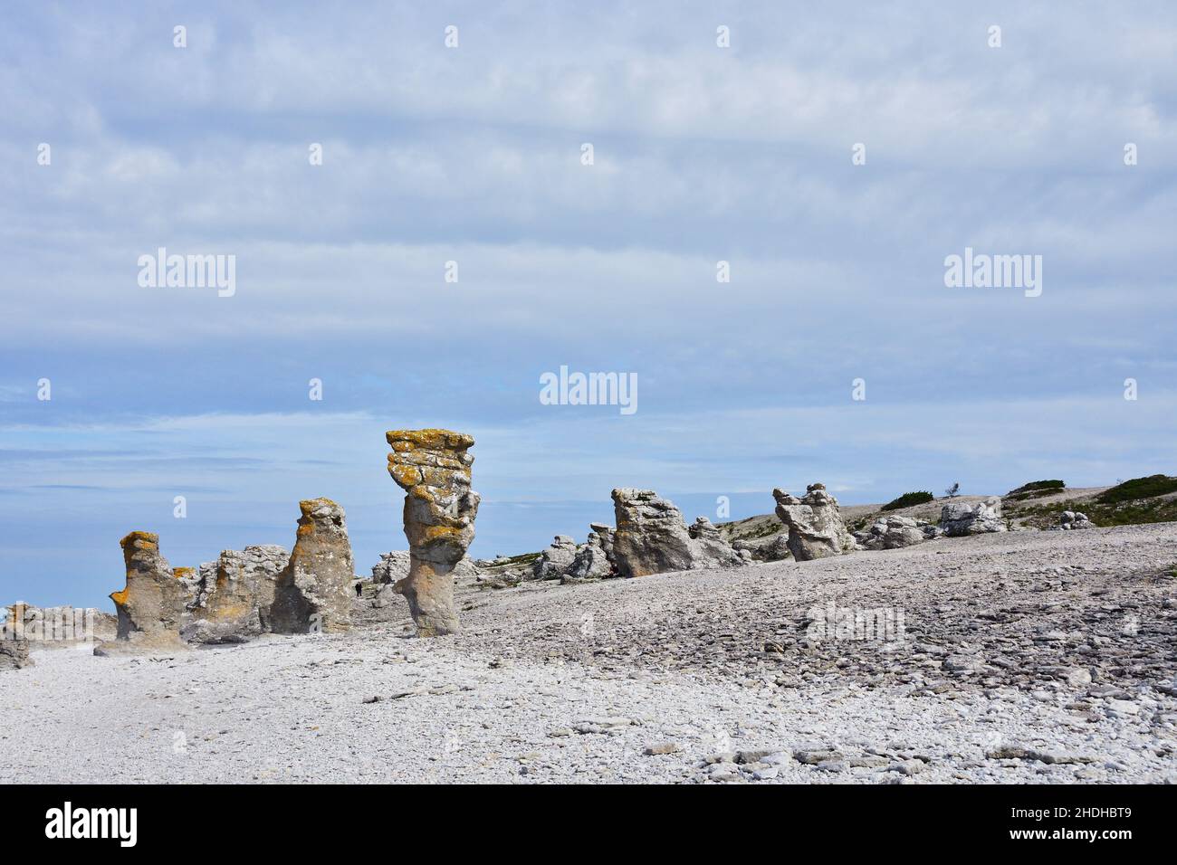 raukar, langhammars, raukars Stock Photo