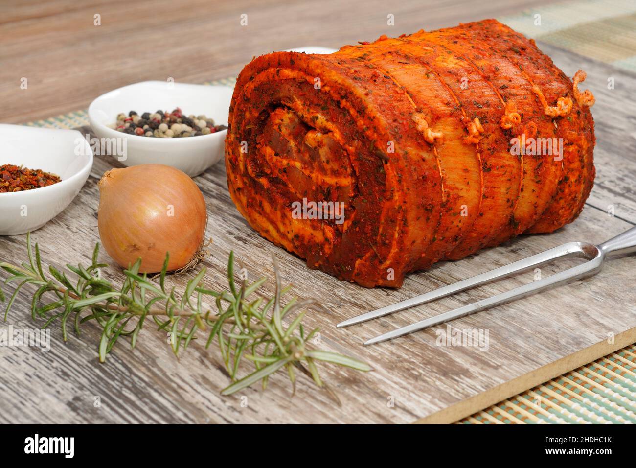 roll roast, meat dish, roll roasts, meat dishs Stock Photo Alamy