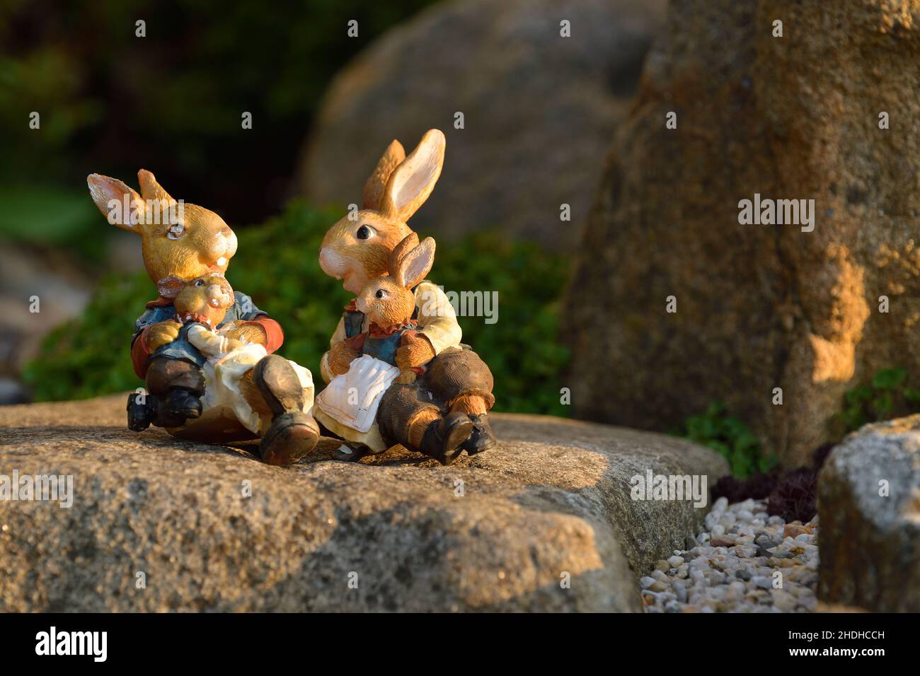 rabbits, bric a brac, rabbit, bric-a-bracs Stock Photo