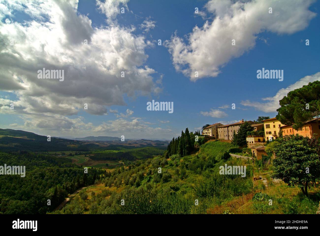 italy, tuscany, castelfalfi, italies, tuscanies, castelfalfis Stock Photo