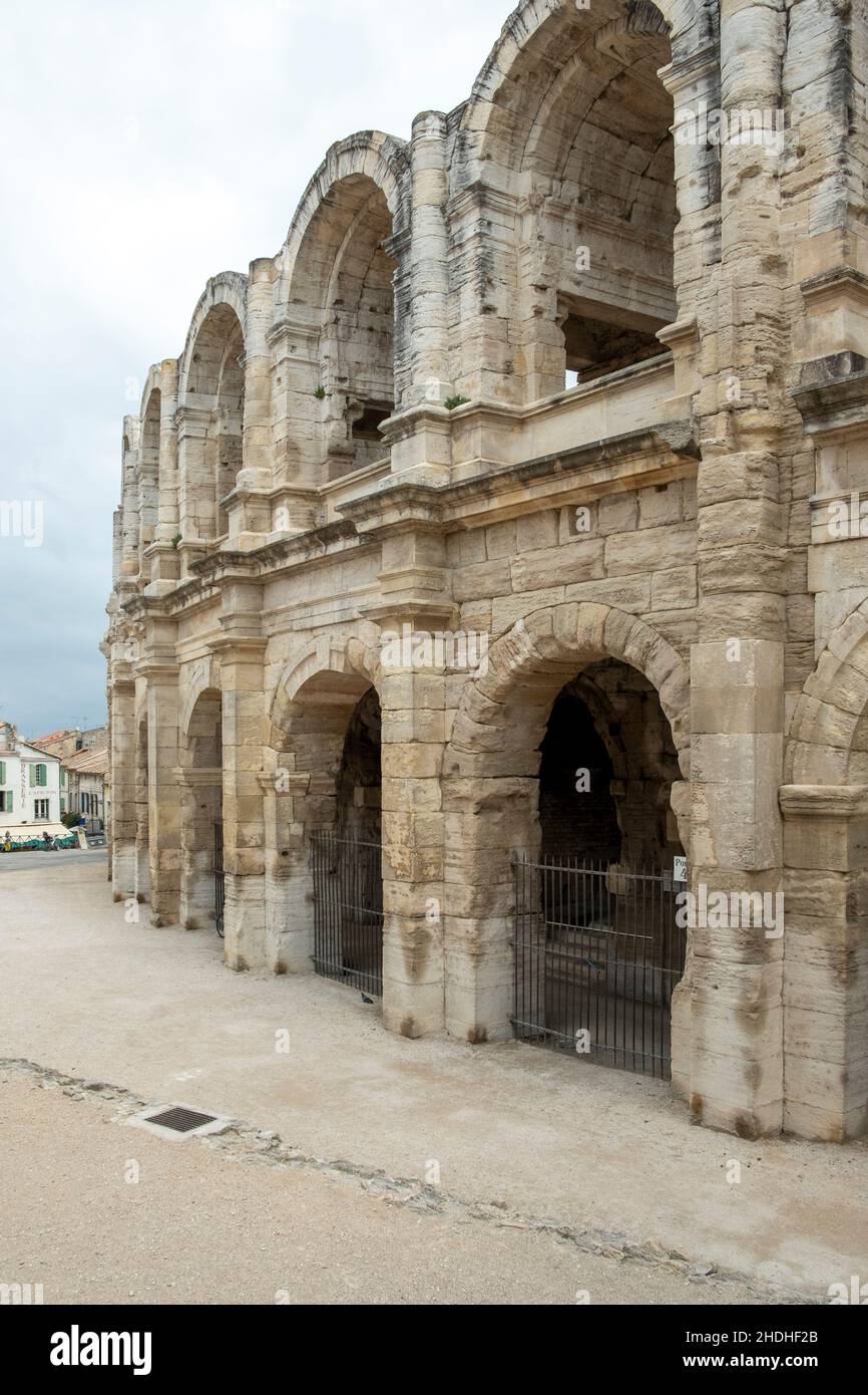 amphitheater, arles, amphitheaters Stock Photo - Alamy