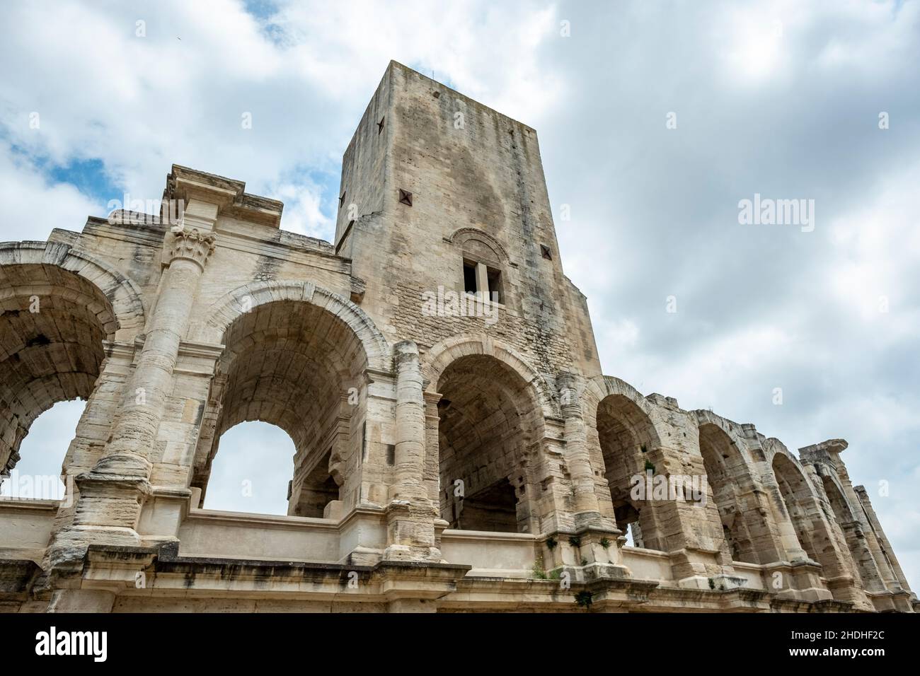 amphitheater, arles, amphitheaters Stock Photo - Alamy