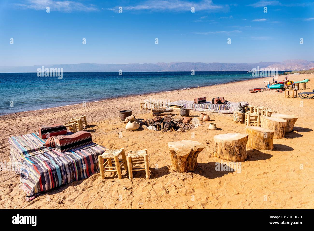 Beach resort Berenice, Aqaba, Jordan Stock Photo - Alamy