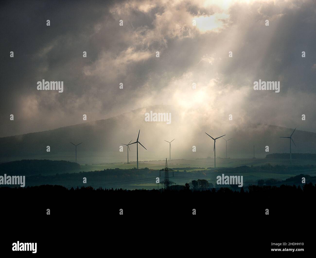 climate, wind turbines, climates, wind turbine Stock Photo Alamy