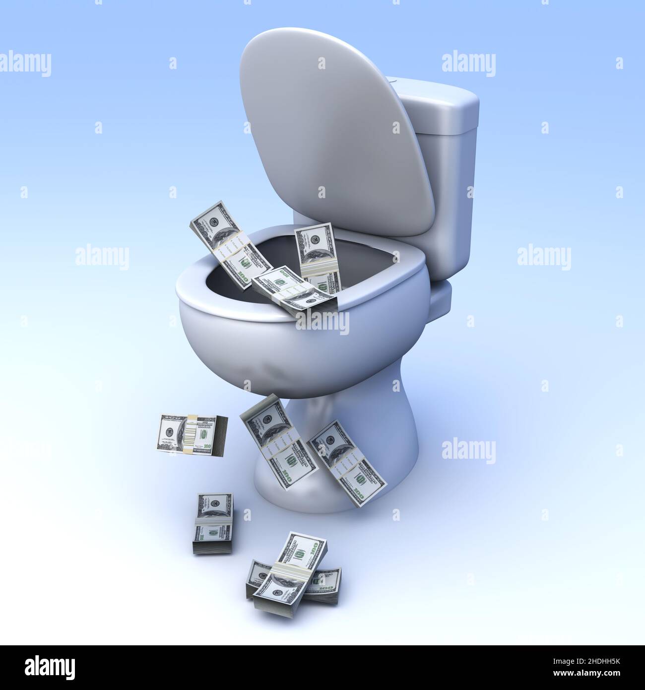 money & finance, toilet, inflation, wastage, depreciation, money