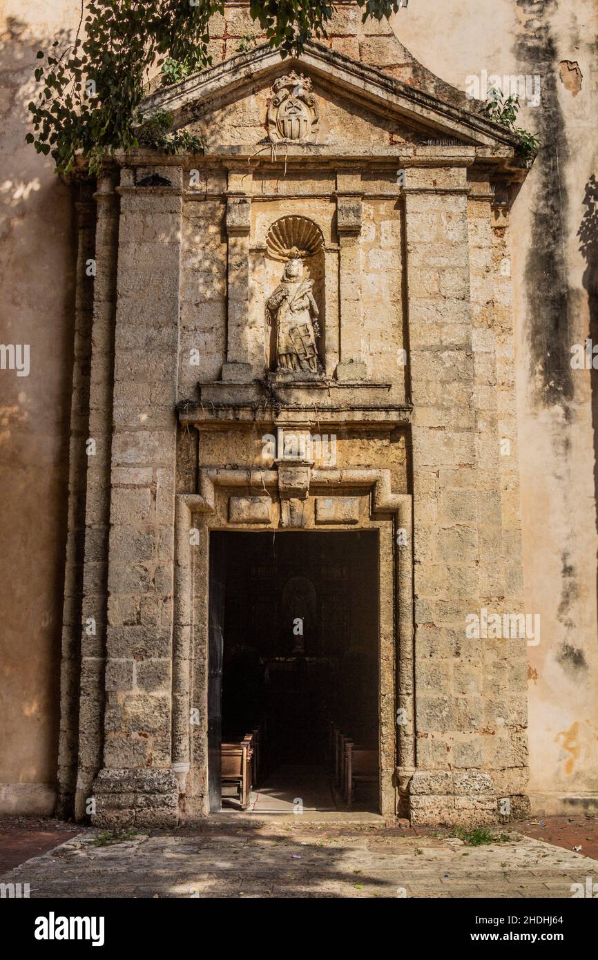 Portal of Mercedes church in Santo Domingo, capital of Dominican ...