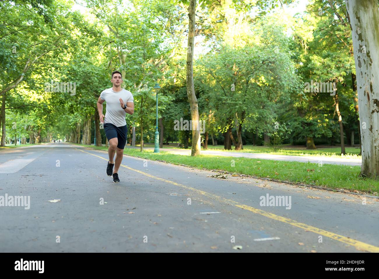 fitness, sportsman, sprinting, athlete, athletes, sportsmen Stock Photo