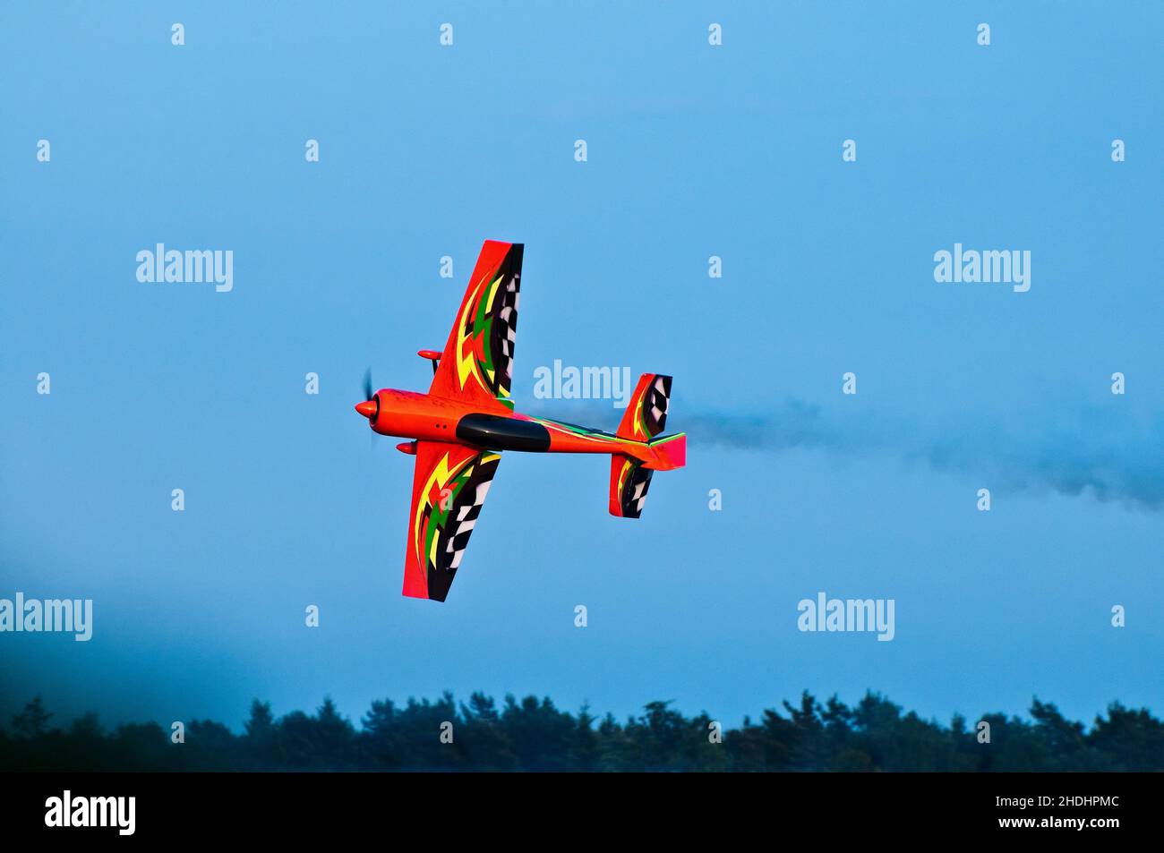 propeller machine, aerobatic, flight manoeuvre, propeller machines, aerobatics Stock Photo