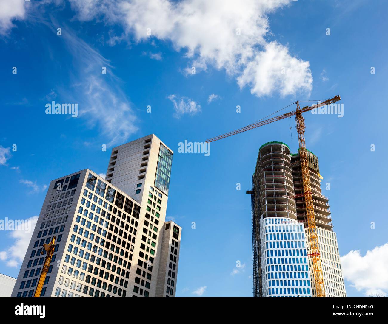 skyscraper, building construction, upper west, high rise, skyscrapers, building constructions, atlas tower Stock Photo
