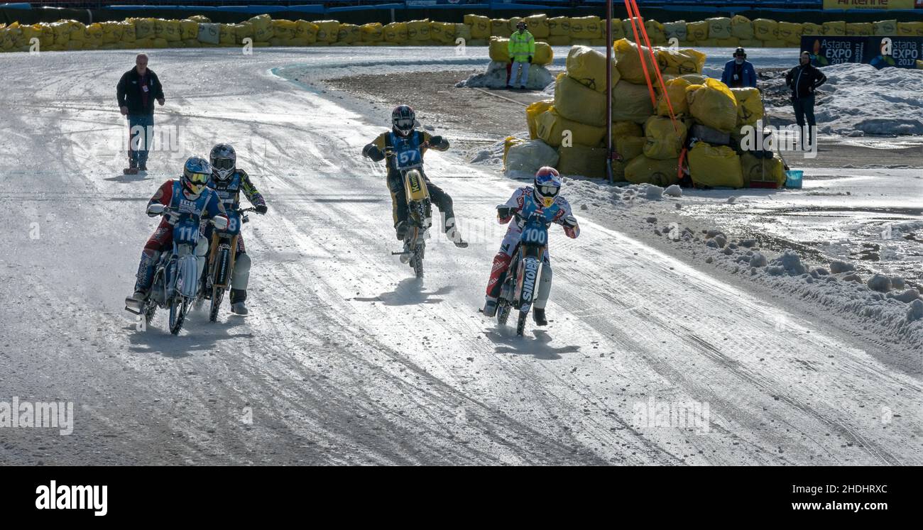 motocross, motorized sport, ice speedway , motorized sports Stock Photo