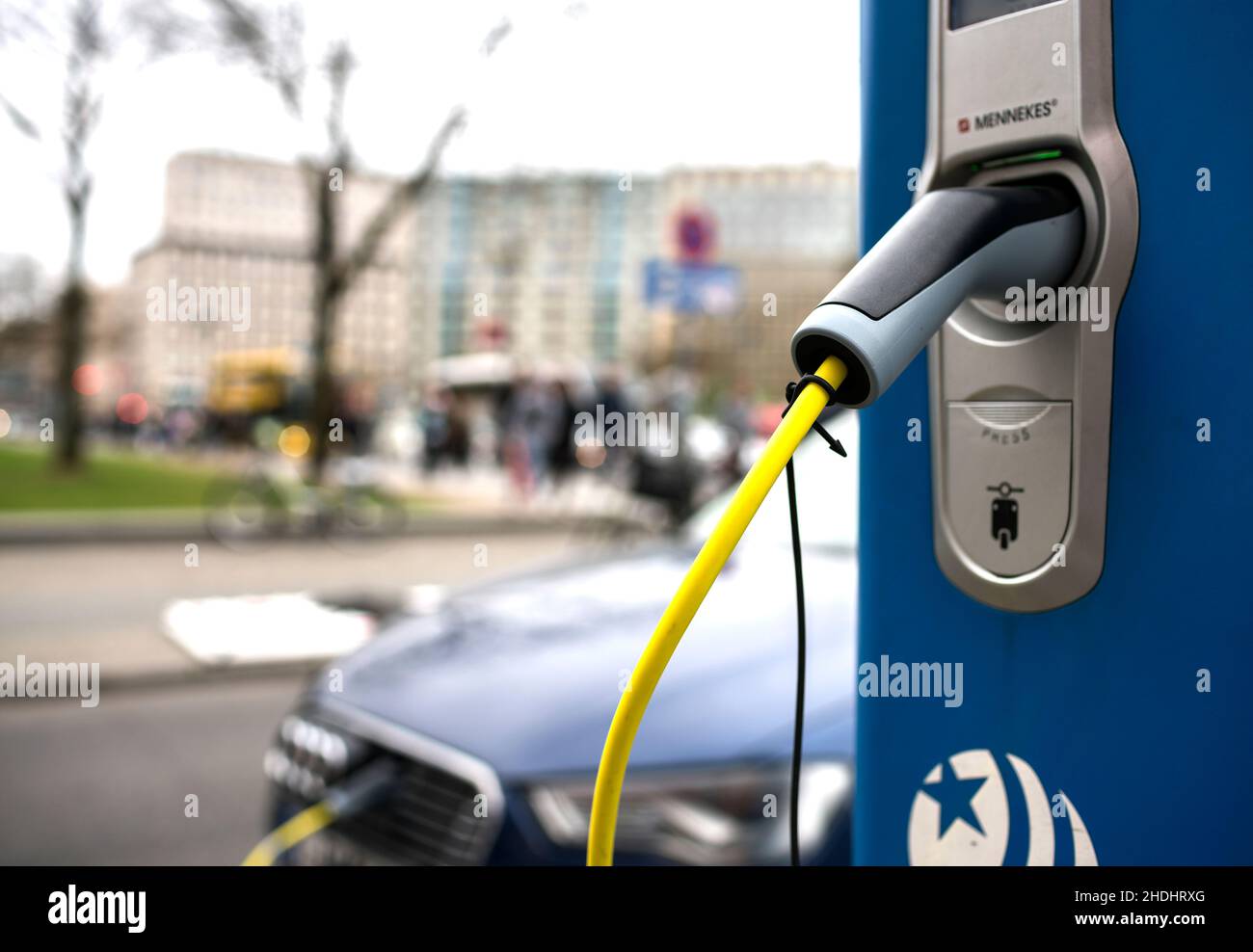 gas station, refueling, electric car, gas stations, electric cars Stock