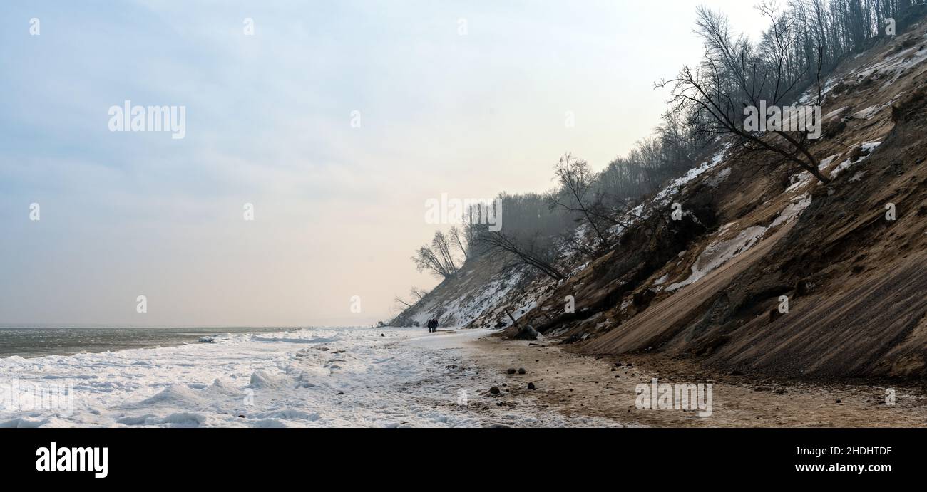beach, winter, rügen, beaches, seaside, winters, rügens Stock Photo - Alamy