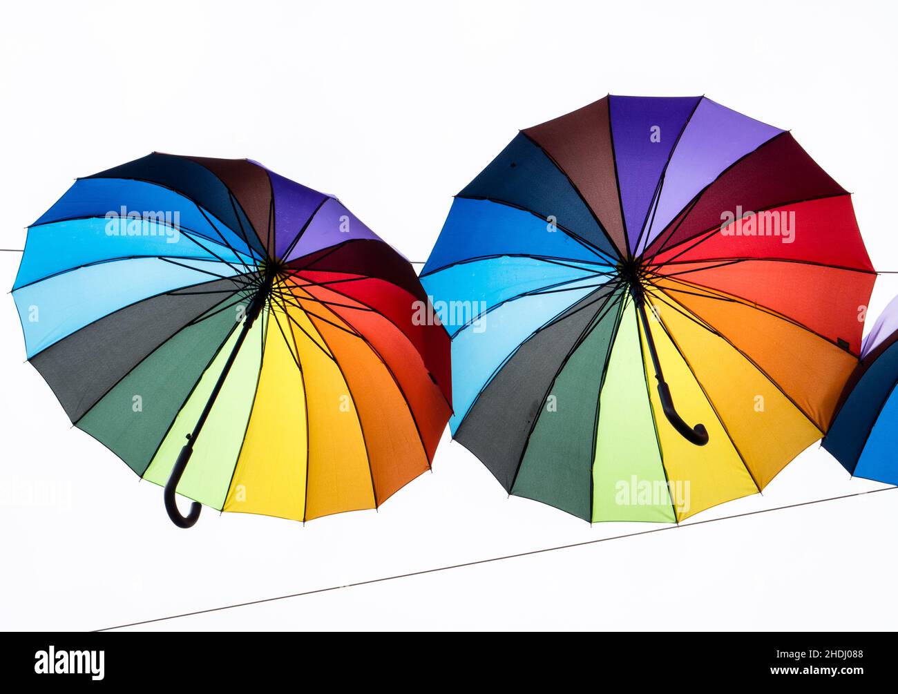 Umbrellas Stock Photo
