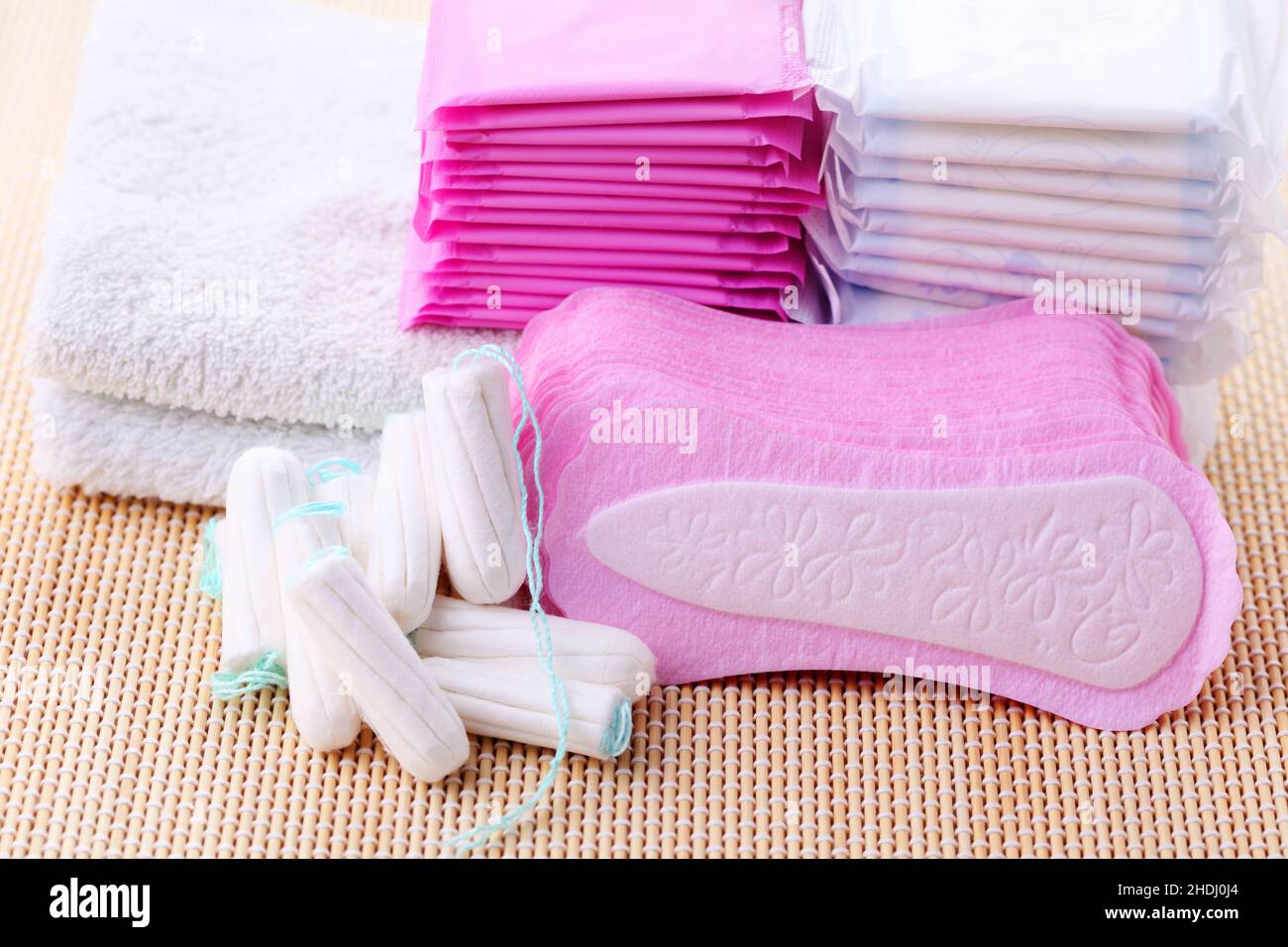 tampon, panty liner, tampons, panty liners Stock Photo - Alamy