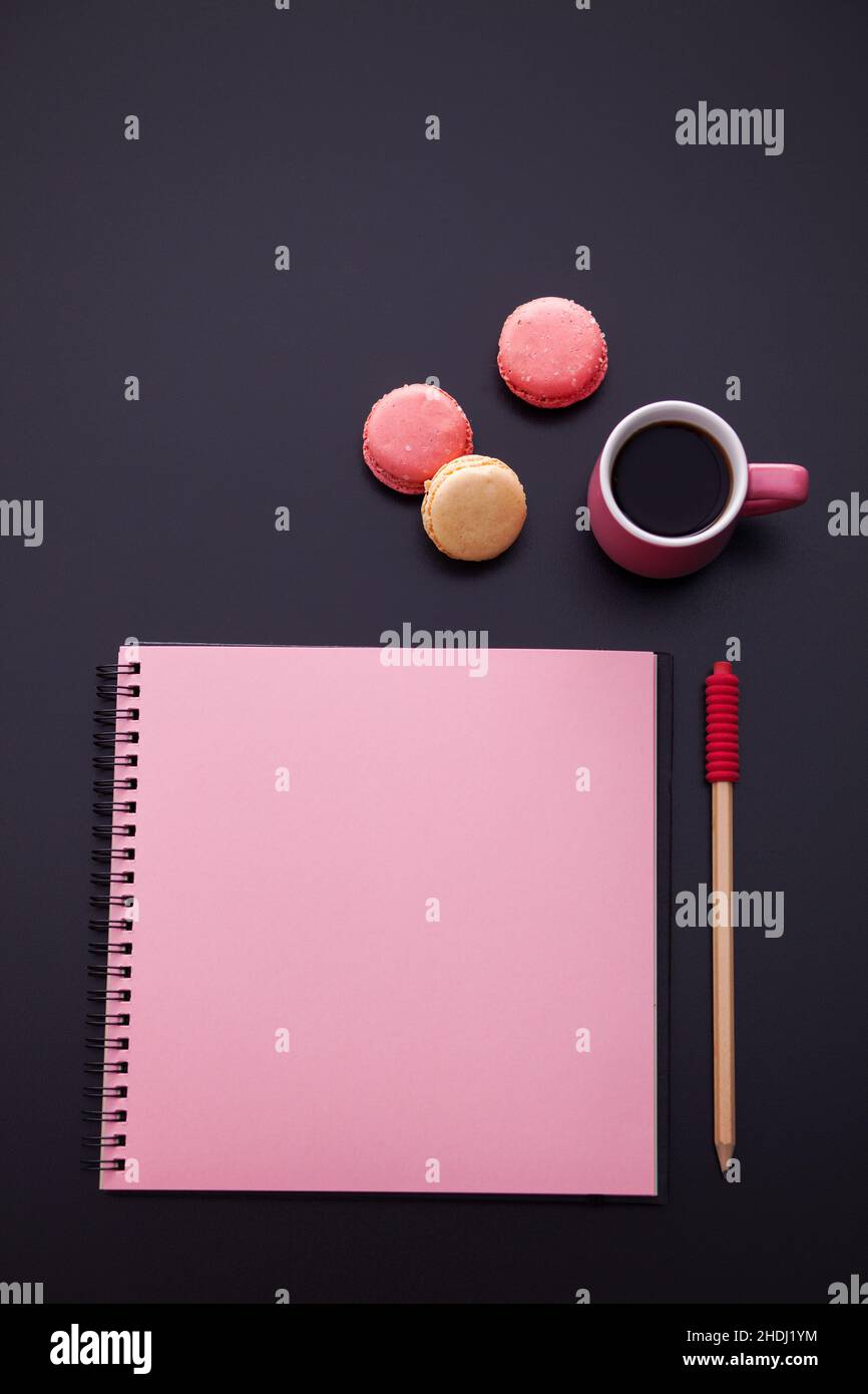 copy space, sweet food, ring binder, copyspace, sweet foods, ring