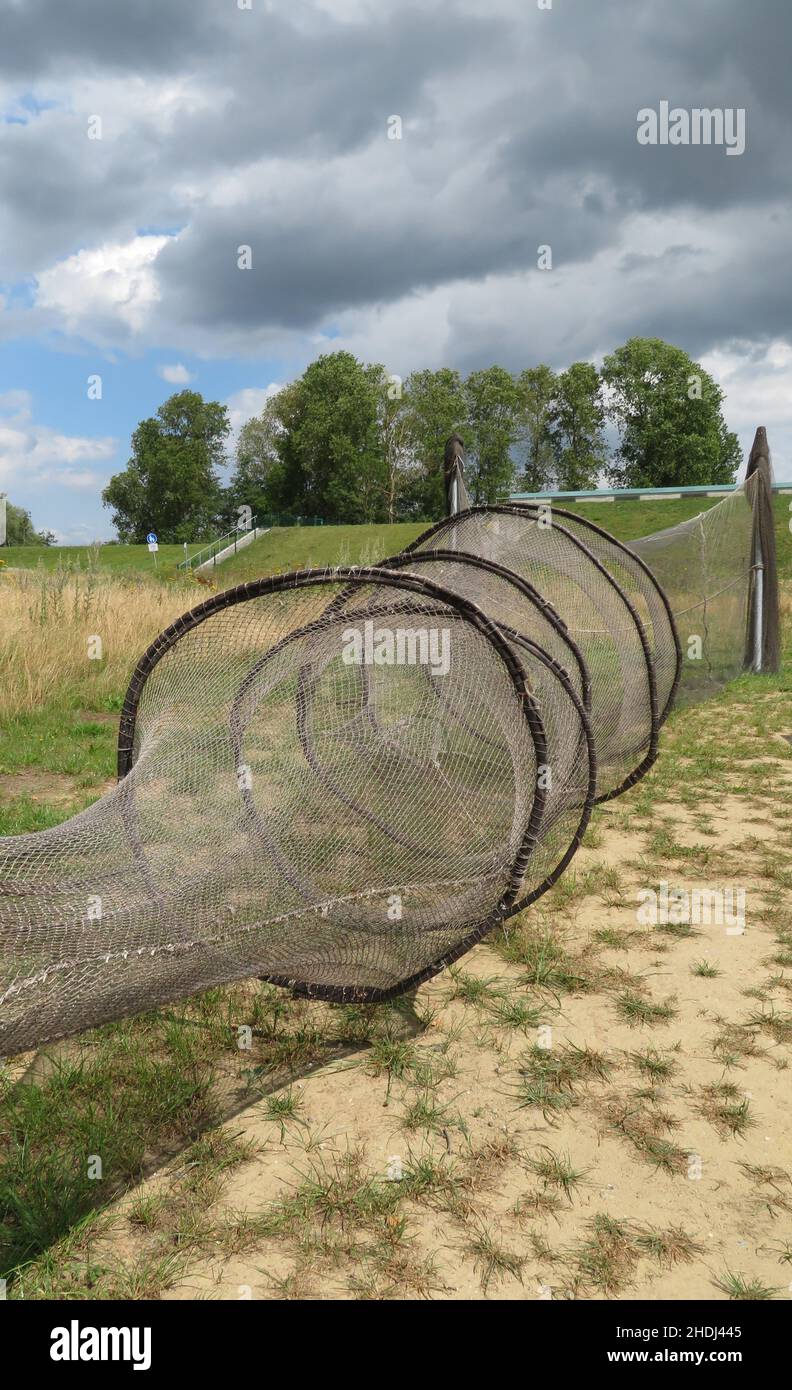 fish trap, fish traps Stock Photo Alamy