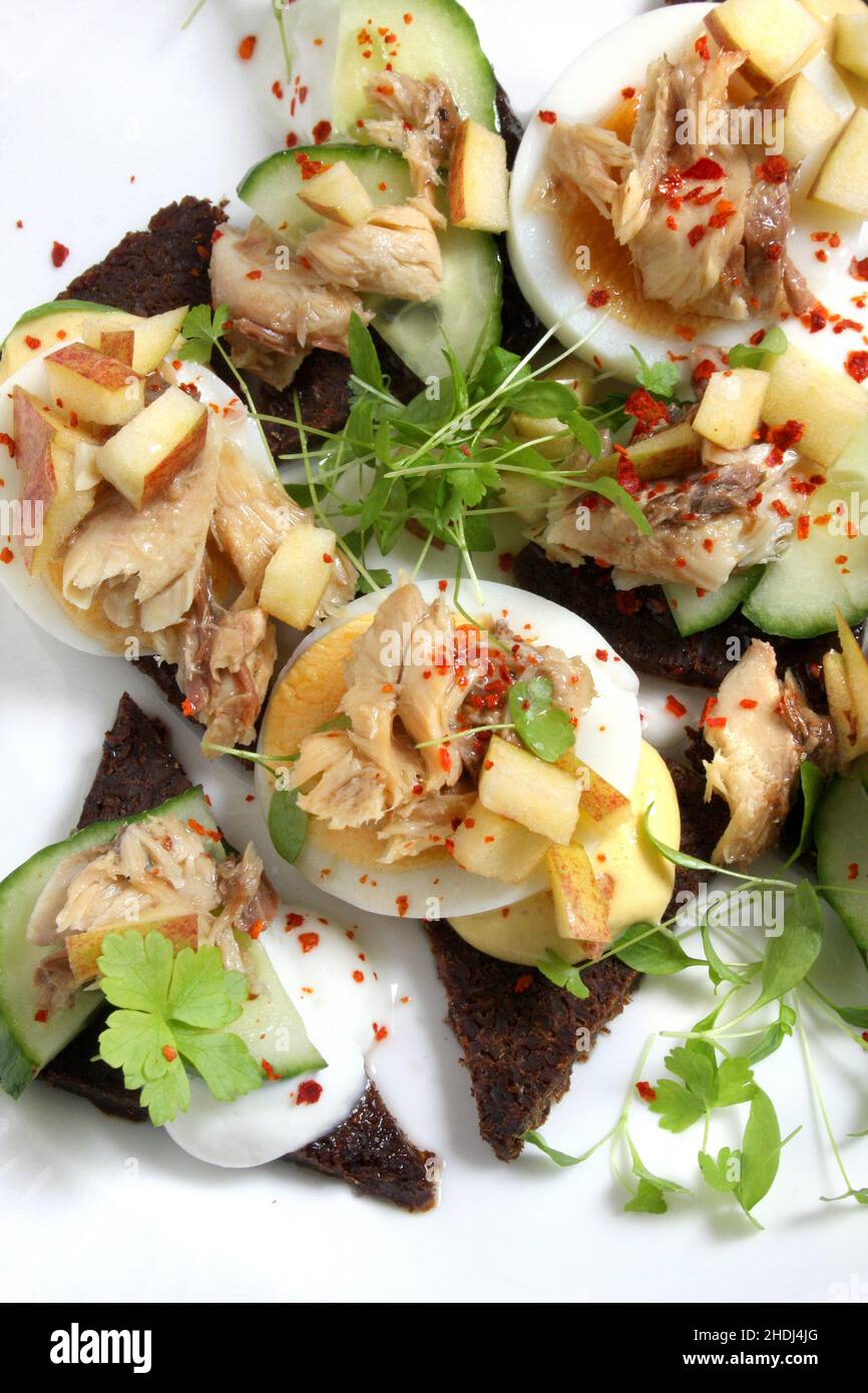 appetizers, pumpernickel, appetizer, pumpernickels Stock Photo Alamy