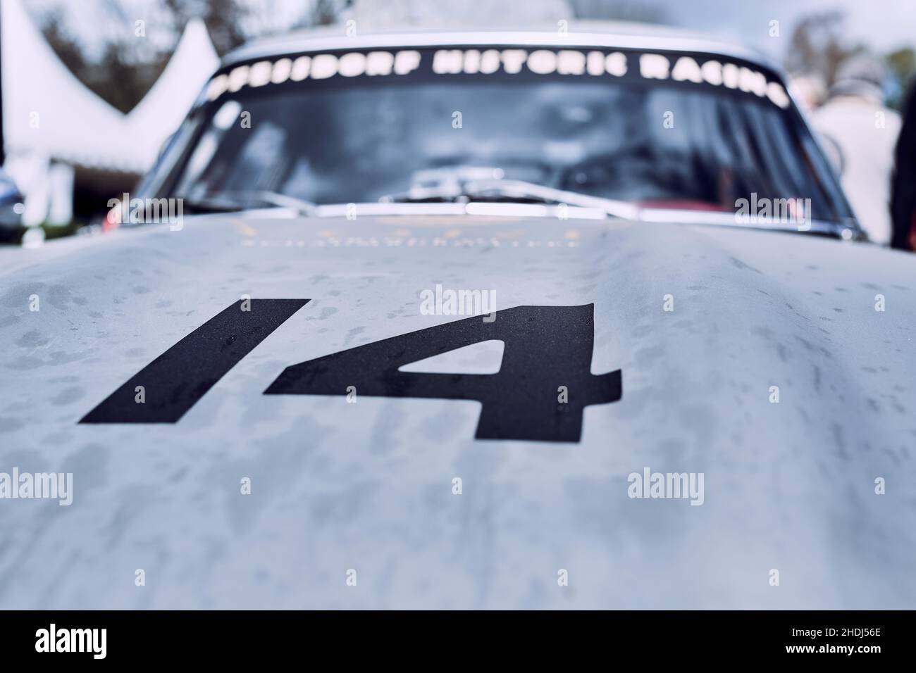oldtimer, race number, 14, oldtimers, race numbers, fourteen Stock Photo