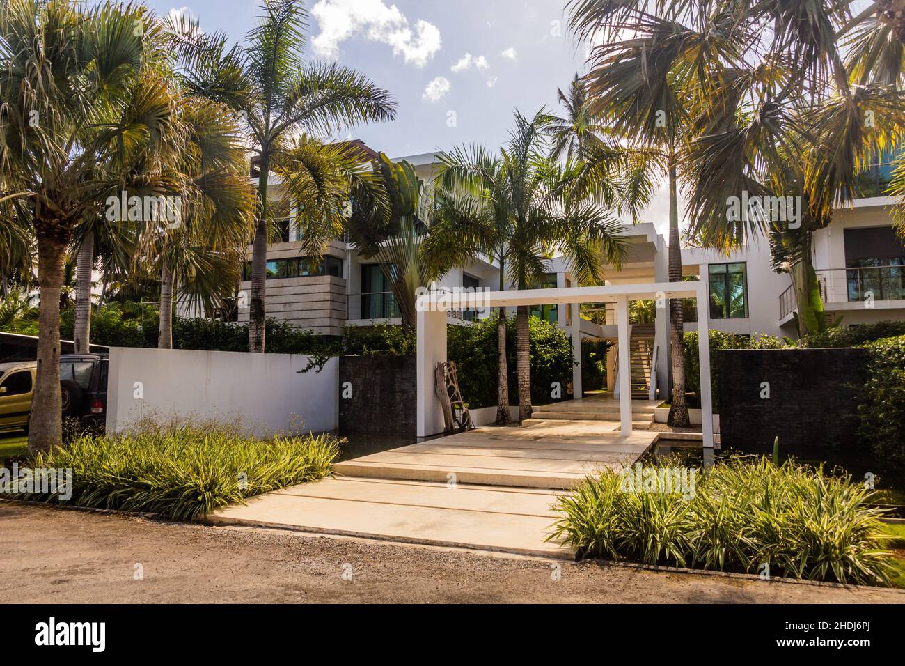 Mansions in Las Terrenas, Dominican Republic Stock Photo Alamy