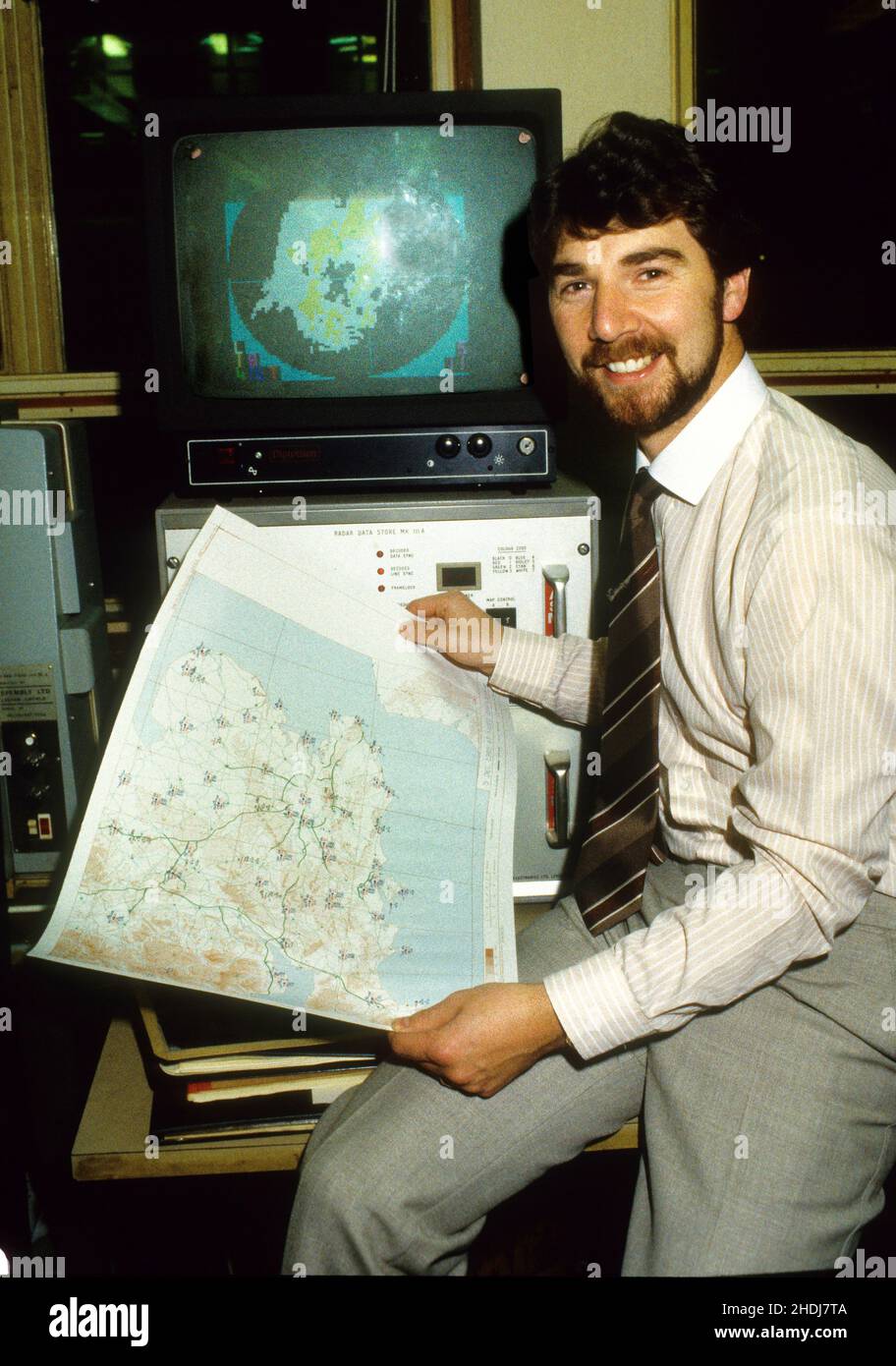 BBC weatherman John Kettley Stock Photo Alamy