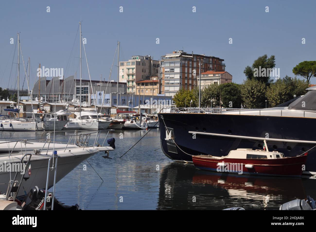 harbour, tuscany, viareggio, harbours, port, tuscanies Stock Photo