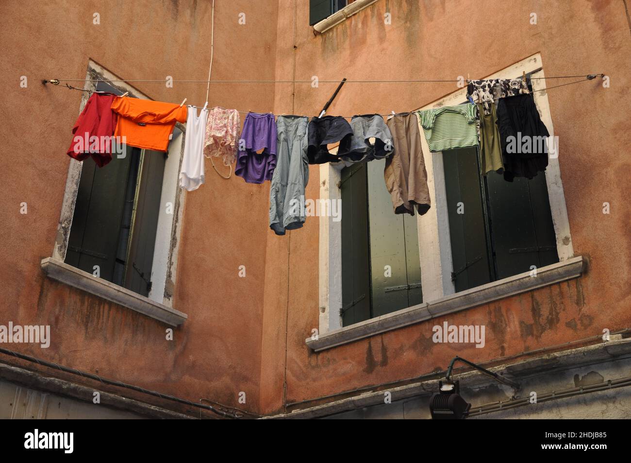 house, clothesline, laundry, houses, clotheslines, laundries Stock