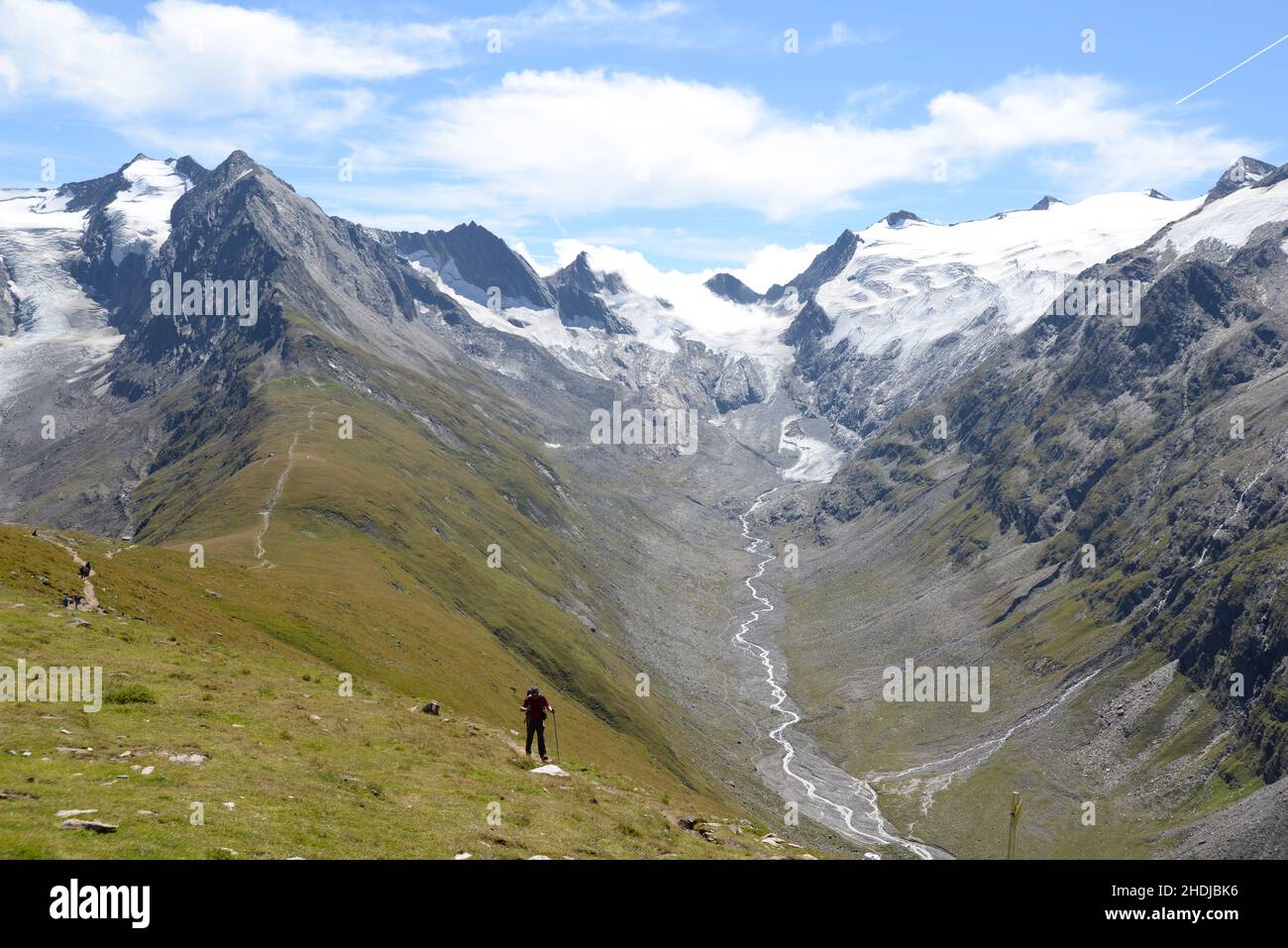 hike, obergurgl, hohe mut, rotmoostal, hikes, obergurgls Stock Photo